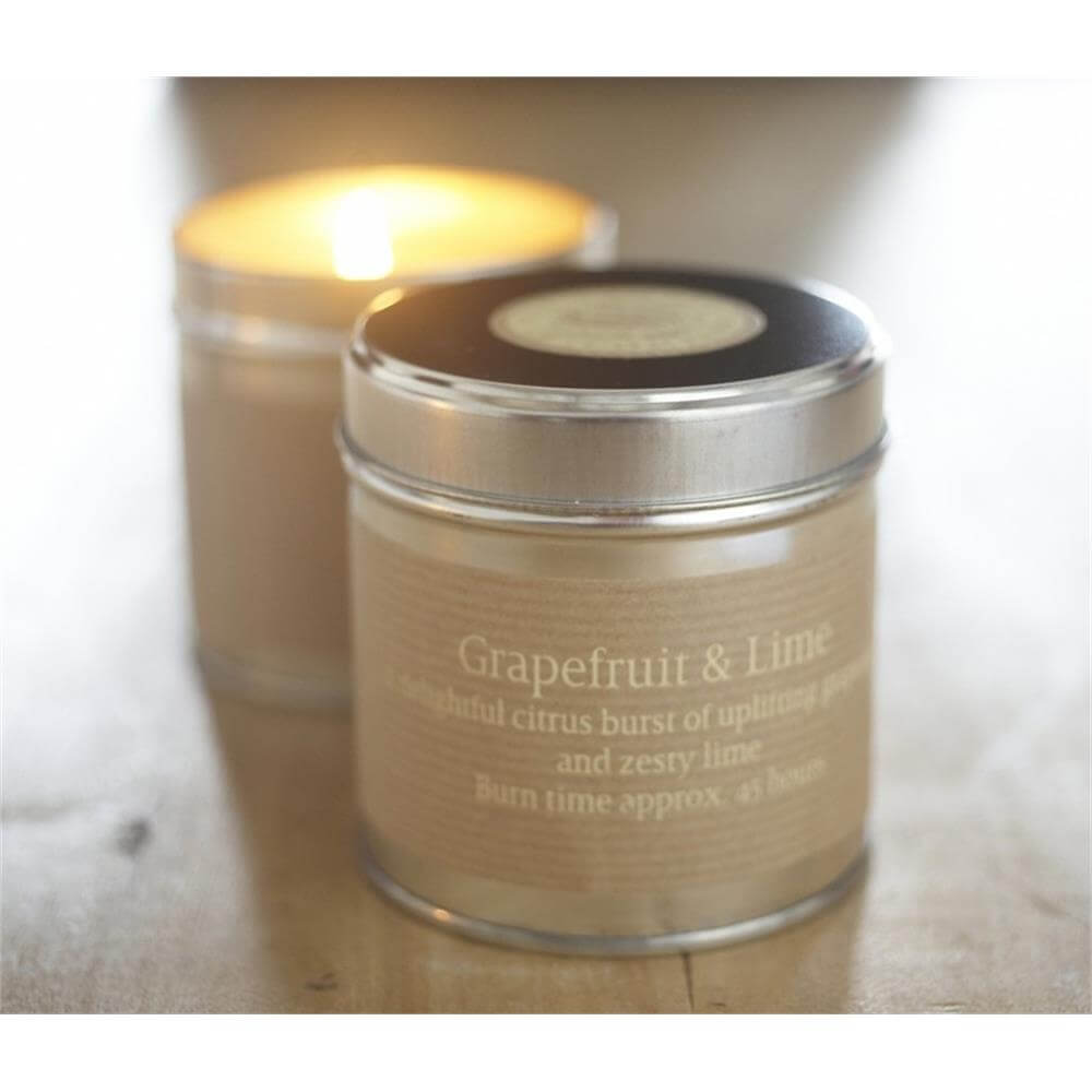 St Eval Candle in a Tin - Grapefruit and Lime | Jarrolds, Norwich