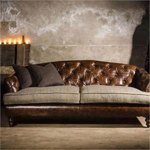 Tetrad Harris Tweed Dalmore Midi Sofa Leather | Jarrolds, Norwich